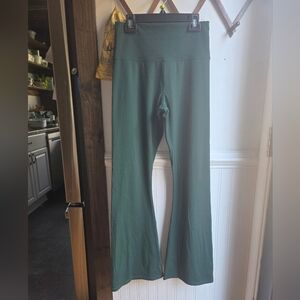 NWOT Green Flare Leggings